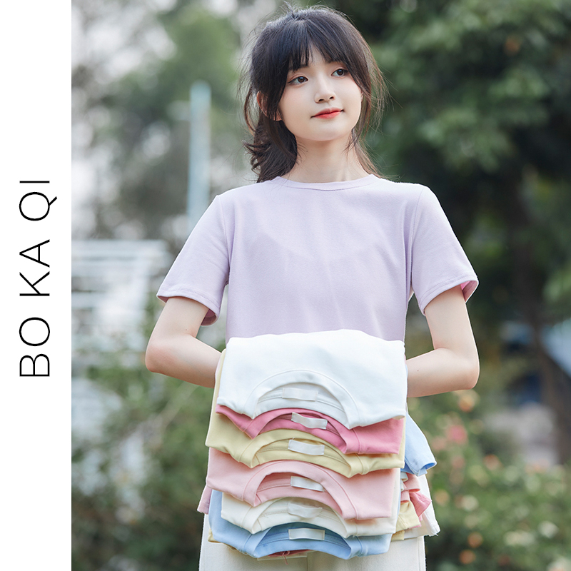 เสื้อผ้าวัยรุ่นเกาหลี เสื้อยืดวัยรุ่นผู้หญิง มีขนาด S M L XL