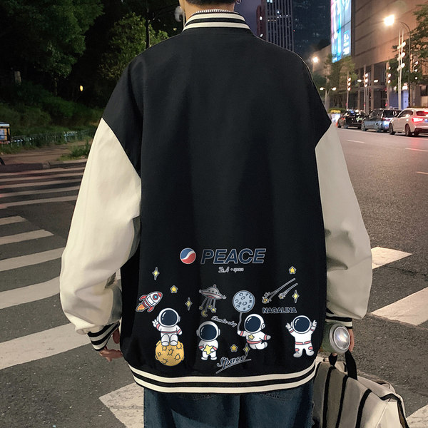 เสื้อแจ็คเก็ตเบสบอล เสื้อคลุม เสื้อแขนยาวสไตล์เกาหลี