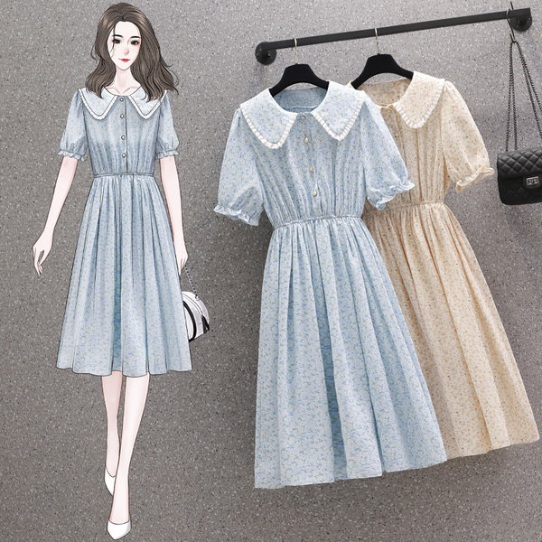 เดรสคนอ้วน เดรสสาวอวบ ชุดเดรสคนอ้วนวัยรุ่น BY PLUS SIZE Girl