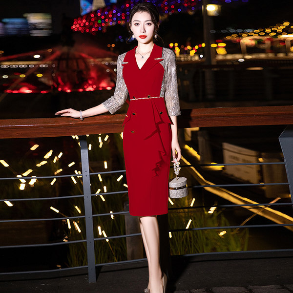 ชุดราตรี ชุดราตรีสวยหรู แบบ ทันสมัย Evening dress