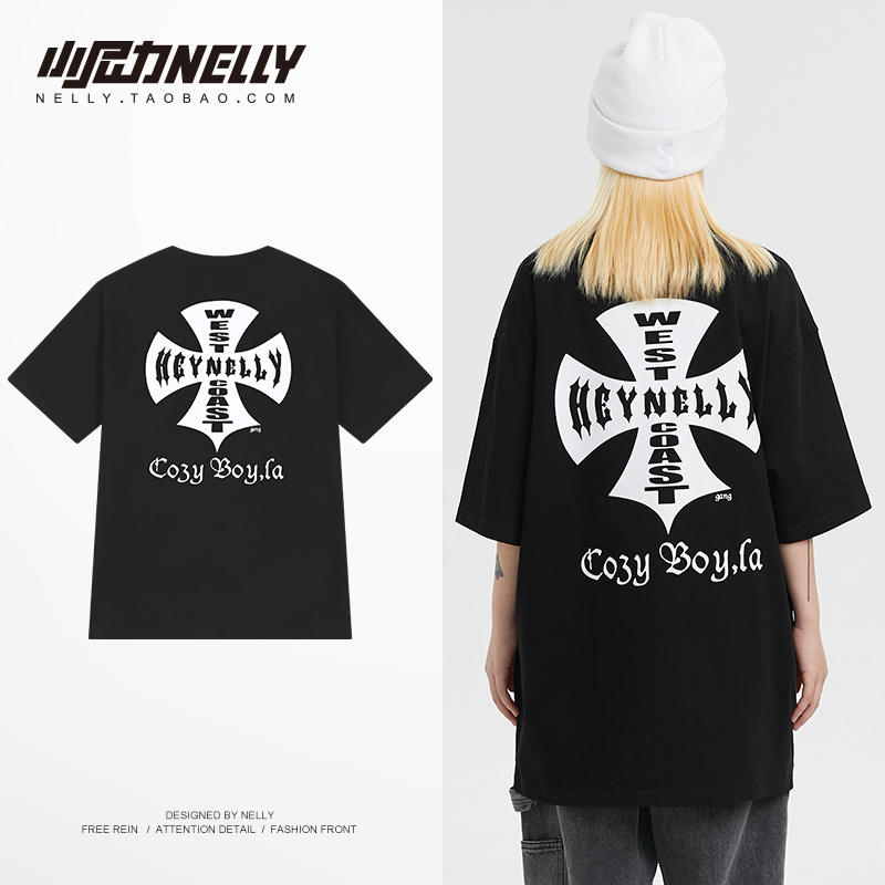 เสื้อยืดคอกลม ผู้ชาย เสื้อยืดผู้ชายเกาหลี เสื้อยืดเกาหลี แบรนด์ NELLY