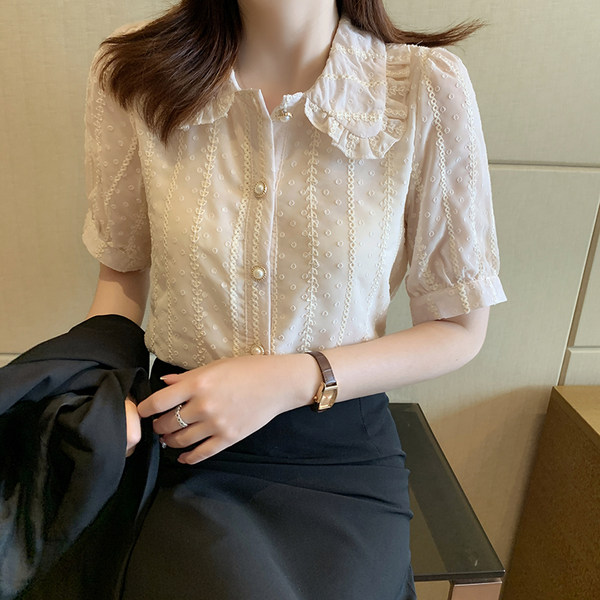 เสื้อชีฟองเกาหลี เสื้อชีฟองสวยๆ