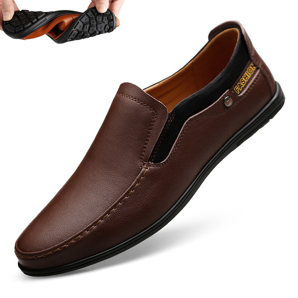 รองเท้าหนังผู้ชาย มีไซส์39-44 รองเท้าโลฟเฟอร์ชาย Slip-On Shoes