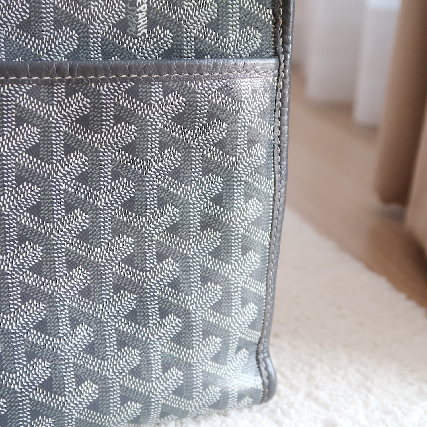 Goyard Grey Jouvence Clutch MM 2020