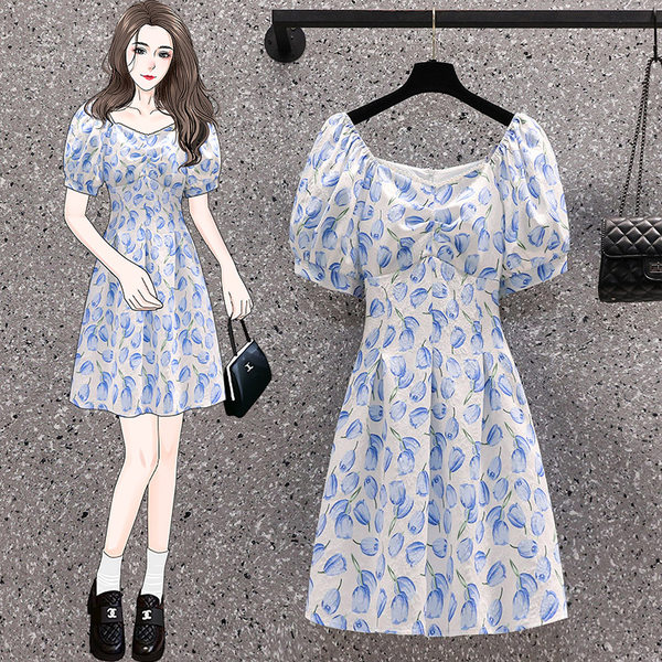 เดรสคนอ้วน เดรสสาวอวบ ชุดเดรสคนอ้วนวัยรุ่น BY PLUS SIZE Girl