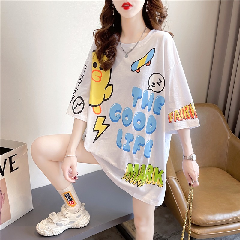 เสื้อยืดคนอ้วนแบบโอเวอร์ไซส์แบบ ulzzang fashion สนใจทักแชท