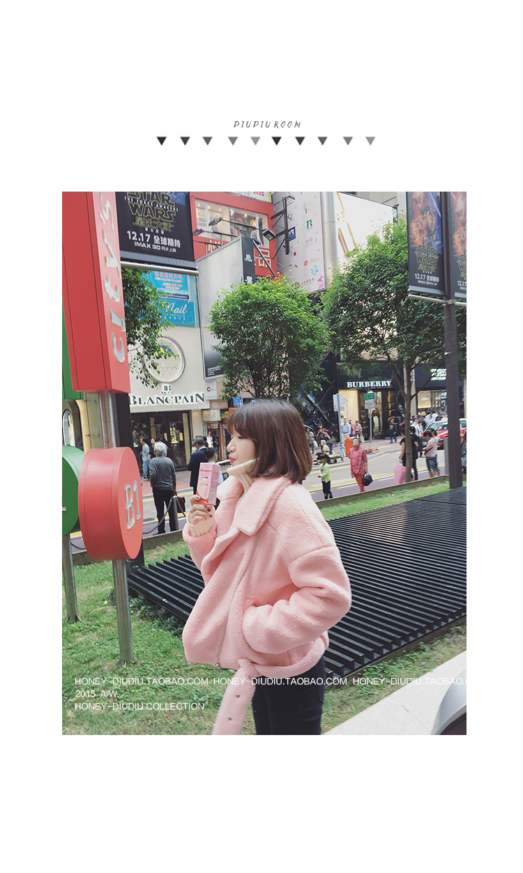 เสื้อกันหนาว ผ้าขนแกะฟูๆ น่ารัก ผ้าเนื้อฟู บุซับในกันลม (มีภาพสินค้าจริง) พร้อมส่ง