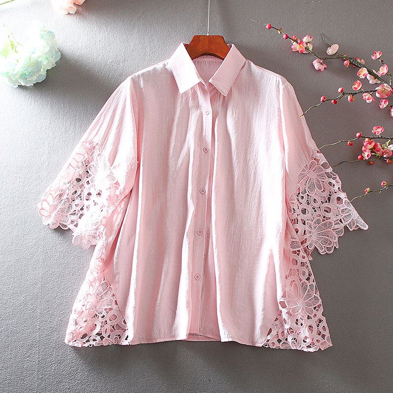 เสื้อลินิน เสื้อผ้าฝ้ายลินิน เสื้อเชิ้ตผ้าลินิน ปักลายสวยๆด้วยด้าย สไตล์VINTAGE