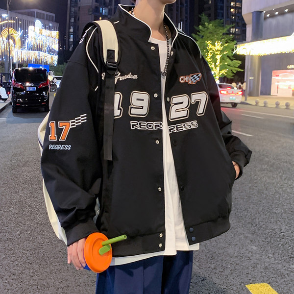 เสื้อแจ็คเก็ตเบสบอล เสื้อคลุม เสื้อแขนยาวสไตล์เกาหลี