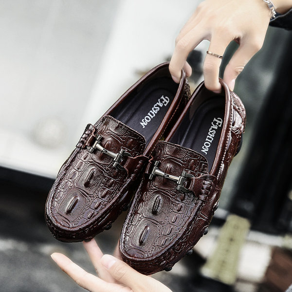 รองเท้าหนังผู้ชาย มีไซส์39-44 รองเท้าโลฟเฟอร์ชาย Slip-On Shoes