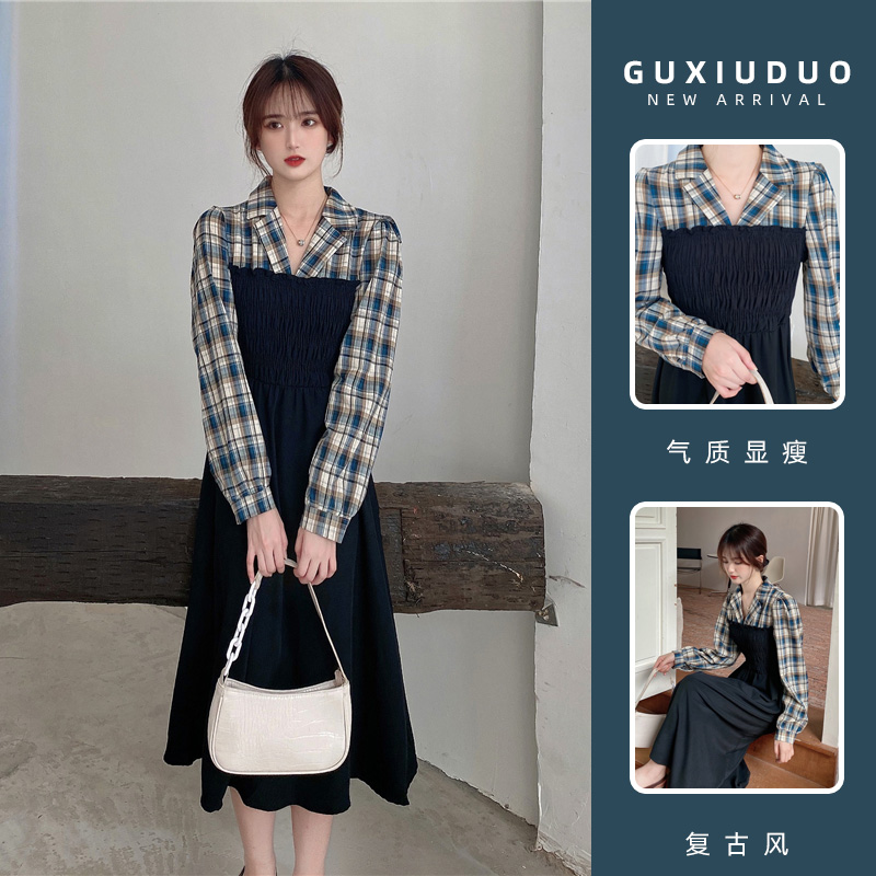 เดรสแขนสั้นมีไซส์L-4XLอก38-47นิ้ว
