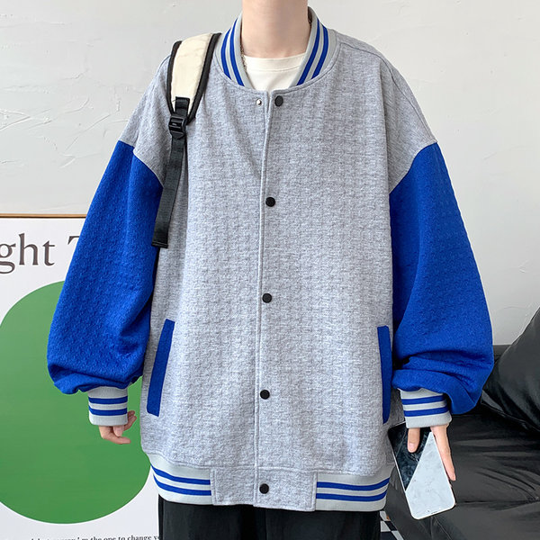 เสื้อแจ็คเก็ตเบสบอล เสื้อคลุม เสื้อแขนยาวสไตล์เกาหลี
