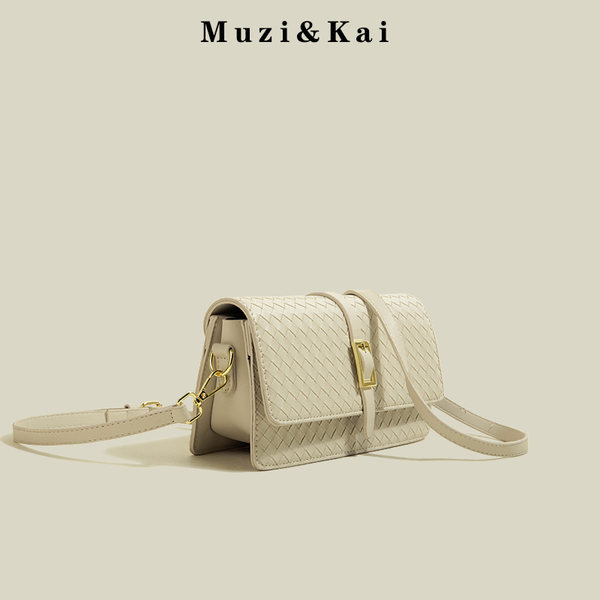 กระเป๋าสะพายข้างผู้หญิง กระเป๋าสะพายสไตล์เกาหลี By Muzi&Kai