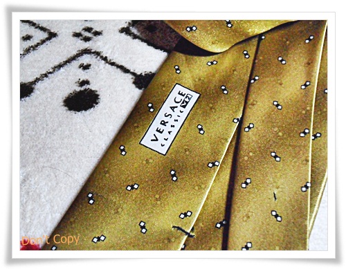 เนคไท ผู้ชาย Hermes สีทอง N021