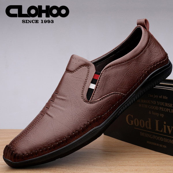 รองเท้าหนังผู้ชาย มีไซส์39-44 รองเท้าโลฟเฟอร์ชาย Slip-On Shoes