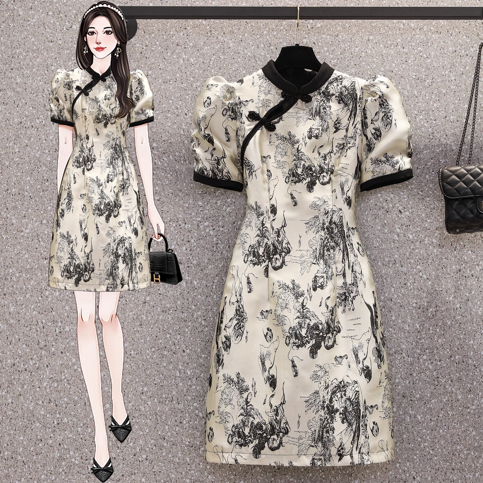 เดรสสาวอวบ มีไซส์ L-4XLอกเสื้อ 38-47 นิ้ว ใส่ได้ทั้งสาวหุ่นดีน่ารักจนถึงสาวอวบพลัสไซส์ จัดส่งฟรี! ทักแชทสั่งซื้อ