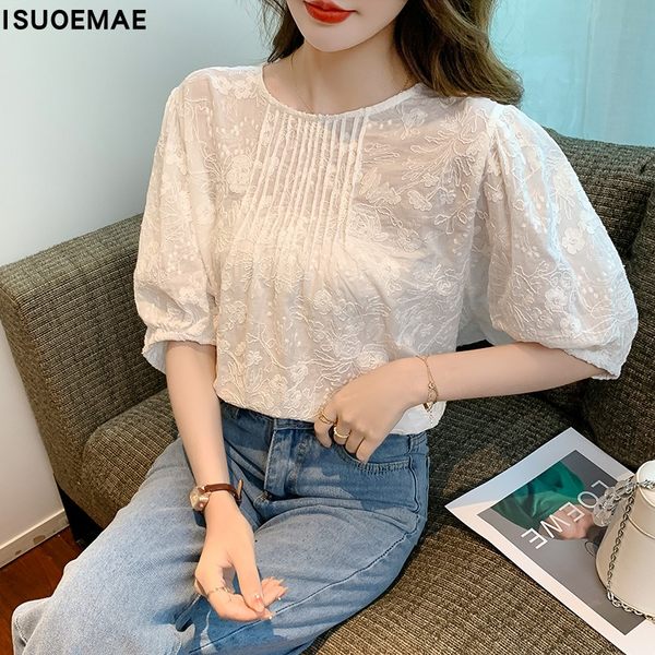 เสื้อลูกไม้ แขนสั้น