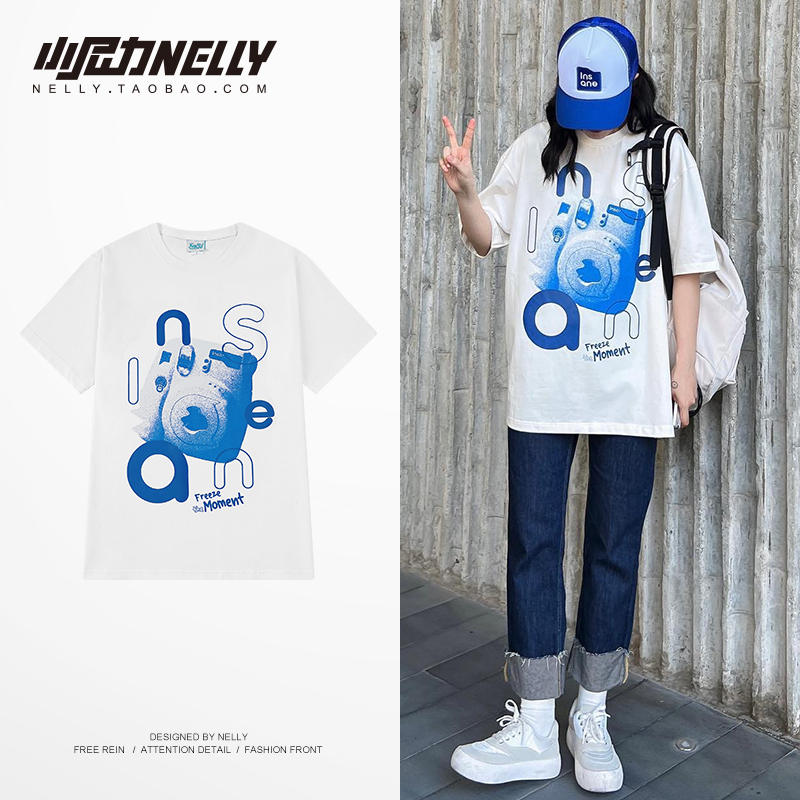 เสื้อยืดคอกลม ผู้ชาย เสื้อยืดผู้ชายเกาหลี เสื้อยืดเกาหลี แบรนด์ NELLY