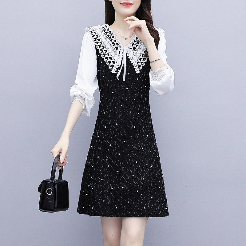 เดรสคนอ้วน มีไซต์ XL-5XL Beautiful Feet Fashion Shoes