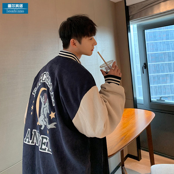 เสื้อแจ็คเก็ตเบสบอล เสื้อคลุม เสื้อแขนยาวสไตล์เกาหลี