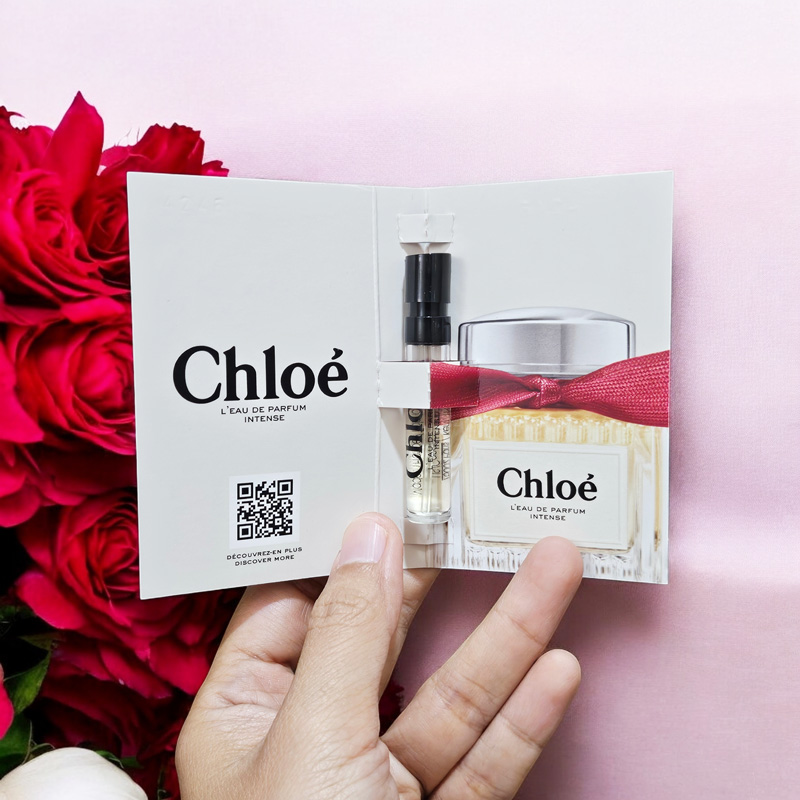 Chloe L'eau de parfum Intense EDP 1.2 ml. โบว์แดง