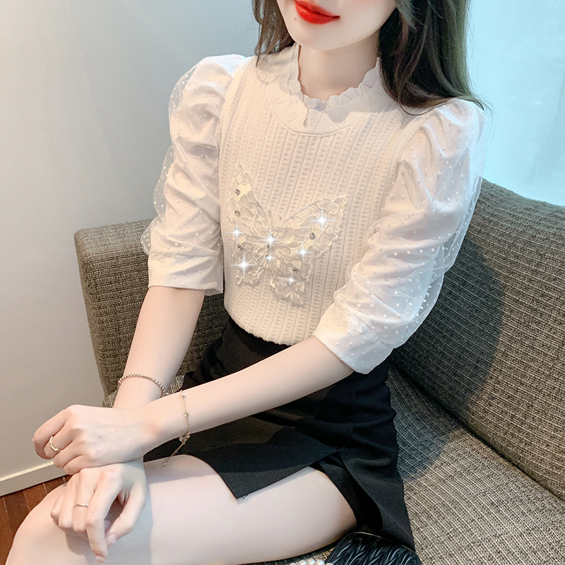 เสื้อผ้าวัยรุ่นเกาหลี เสื้อยืดวัยรุ่นผู้หญิง มีขนาด S M L XL
