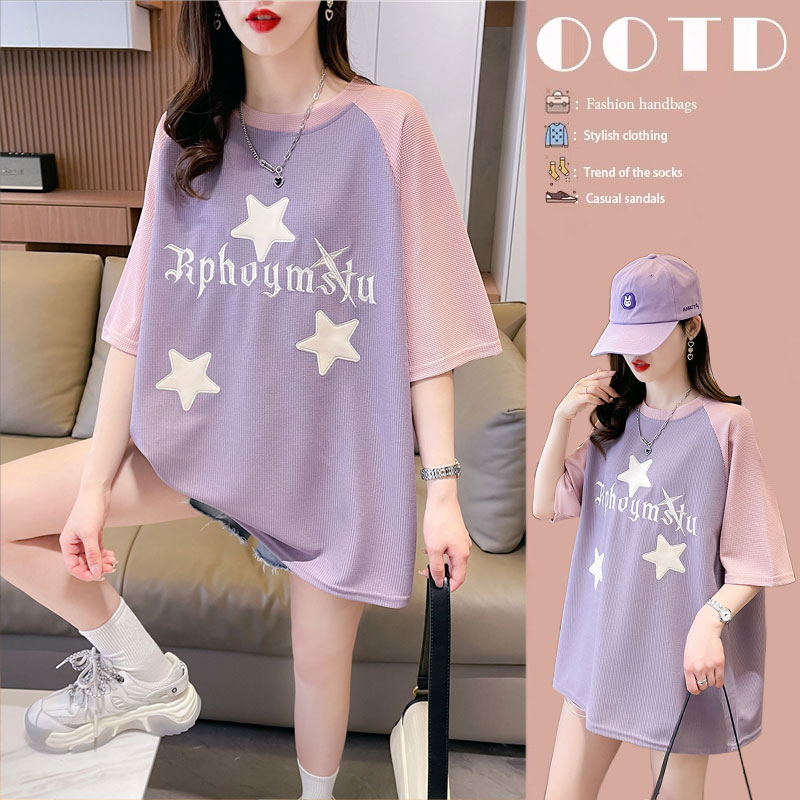 เสื้อยืดคนอ้วนแบบโอเวอร์ไซส์แบบ ulzzang fashion สนใจทักแชท