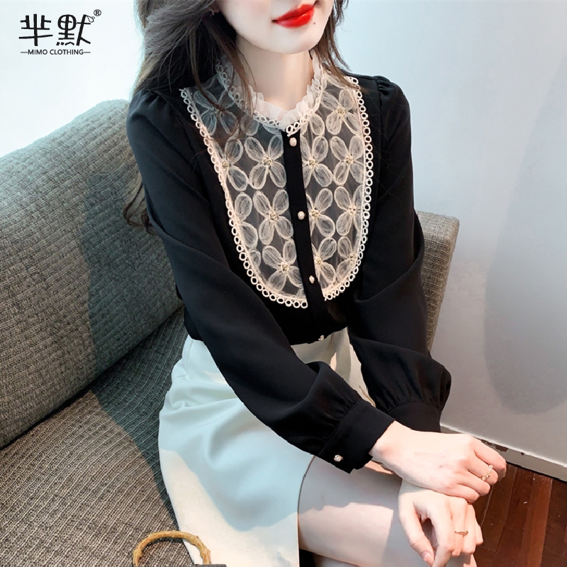 เสื้อลูกไม้ เสื้อเชิ้ตแขนยาว