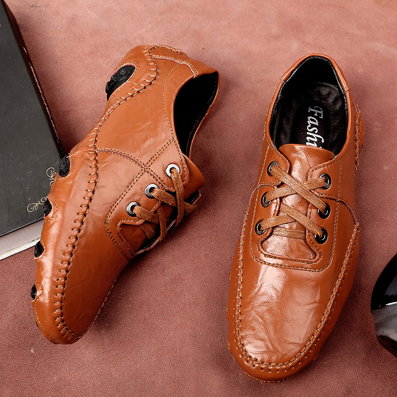 รองเท้าหนังผู้ชาย มีไซส์39-44 รองเท้าโลฟเฟอร์ชาย Slip-On Shoes
