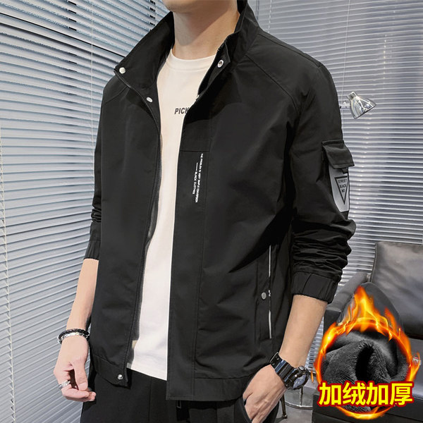 เสื้อแจ็คเก็ตเบสบอล เสื้อคลุม เสื้อแขนยาวสไตล์เกาหลี