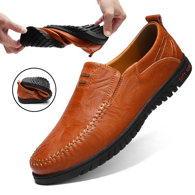 รองเท้าโลฟเฟอร์ชาย รองเท้าผู้ชาย รองเท้าแฟชั่นชาย รองเท้าหนังผู้ชาย Men Loafer Slip-On Shoes