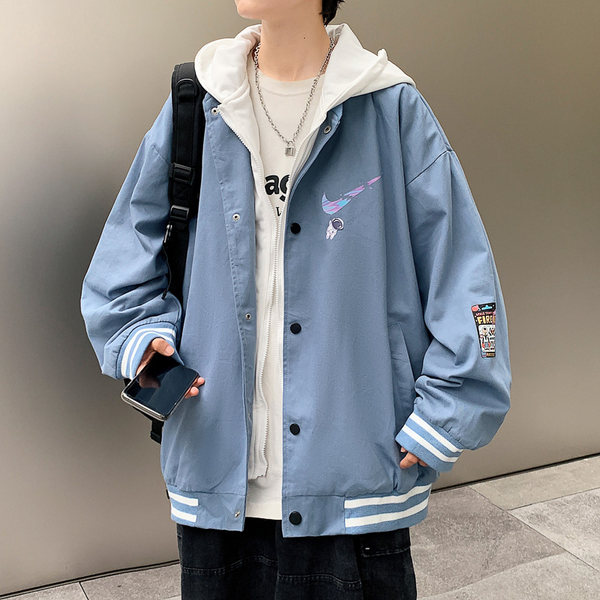 เสื้อแจ็คเก็ตเบสบอล เสื้อคลุม เสื้อแขนยาวสไตล์เกาหลี