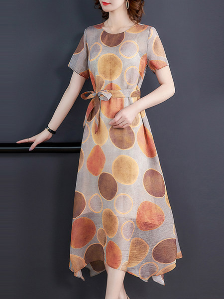 เดรสวัยผู้ใหญ่40-60ปี เดรสคุณแม่ ชุดเดรสทำงานวัยผู้ใหญ่ แบรนด์ MAMA DRESS