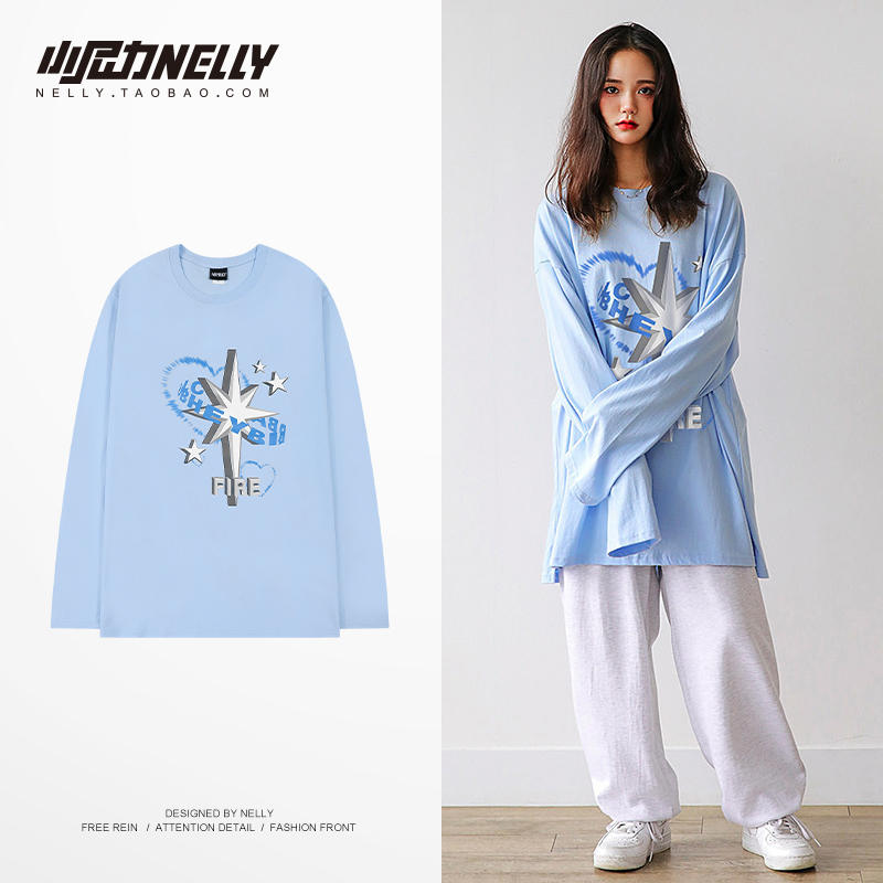 เสื้อยืดคอกลม ผู้ชาย เสื้อยืดผู้ชายเกาหลี เสื้อยืดเกาหลี แบรนด์ NELLY