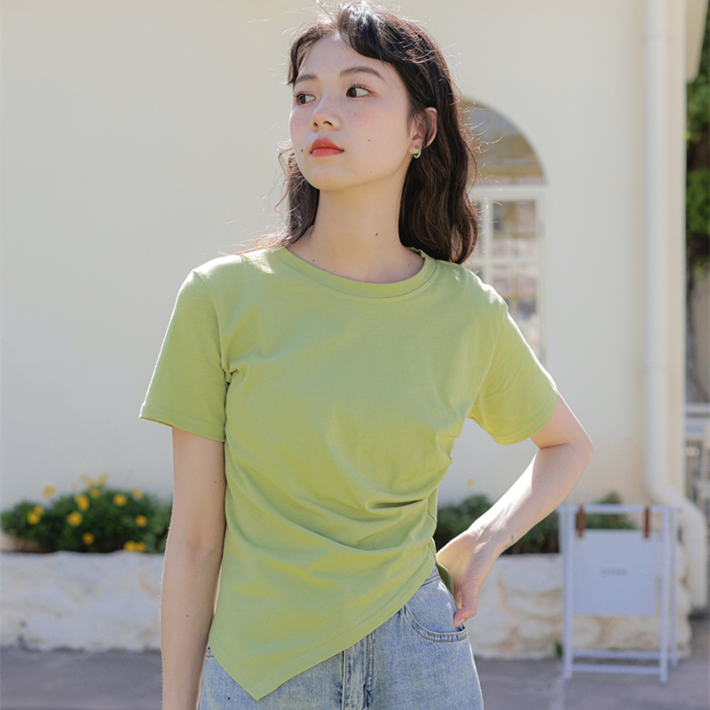 เสื้อผ้าวัยรุ่นเกาหลี เสื้อยืดวัยรุ่นผู้หญิง มีขนาด S M L XL