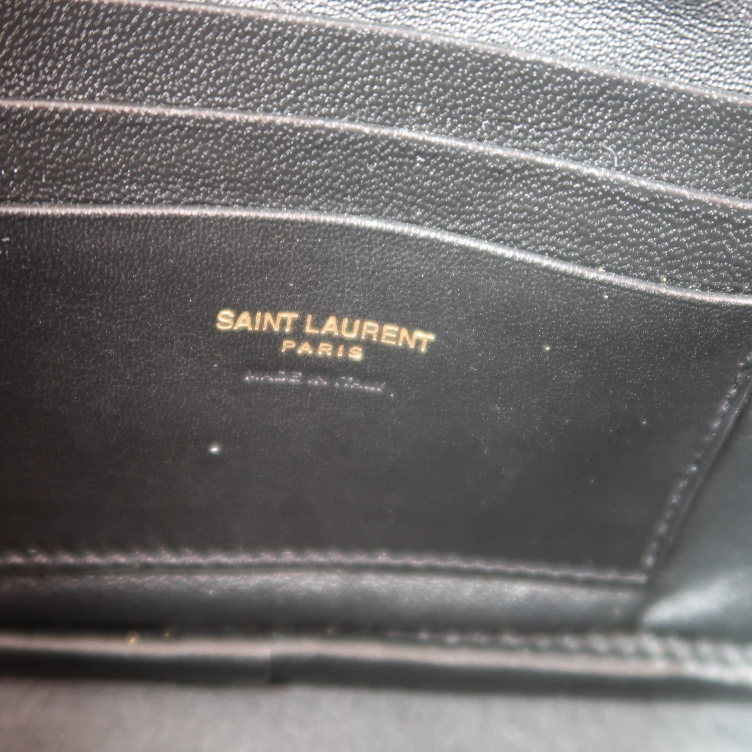 Saint Laurent Light Chatreuse Grain De Poudre Matelasse Mini Lou Camera GHW