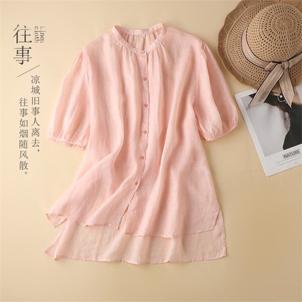 เสื้อลินิน แบบเสื้อสวยๆ เสื้อผ้าฝ้ายลินิน เสื้อเชิ้ตผ้าลินิน BY LININ