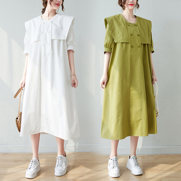 เสื้อลินินคนอ้วน เสื้อทีเชิ้ตคนอ้วนผู้หญิง เสื้อทีเชิ้ตตัวใหญ่ By Literary Plus size