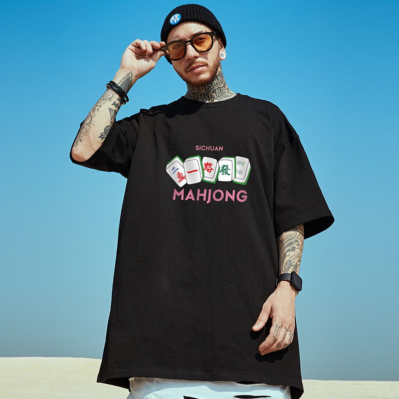 เสื้อยืดผู้ชายอ้วน S-5XL(อกเสื้อ39-51นิ้ว)