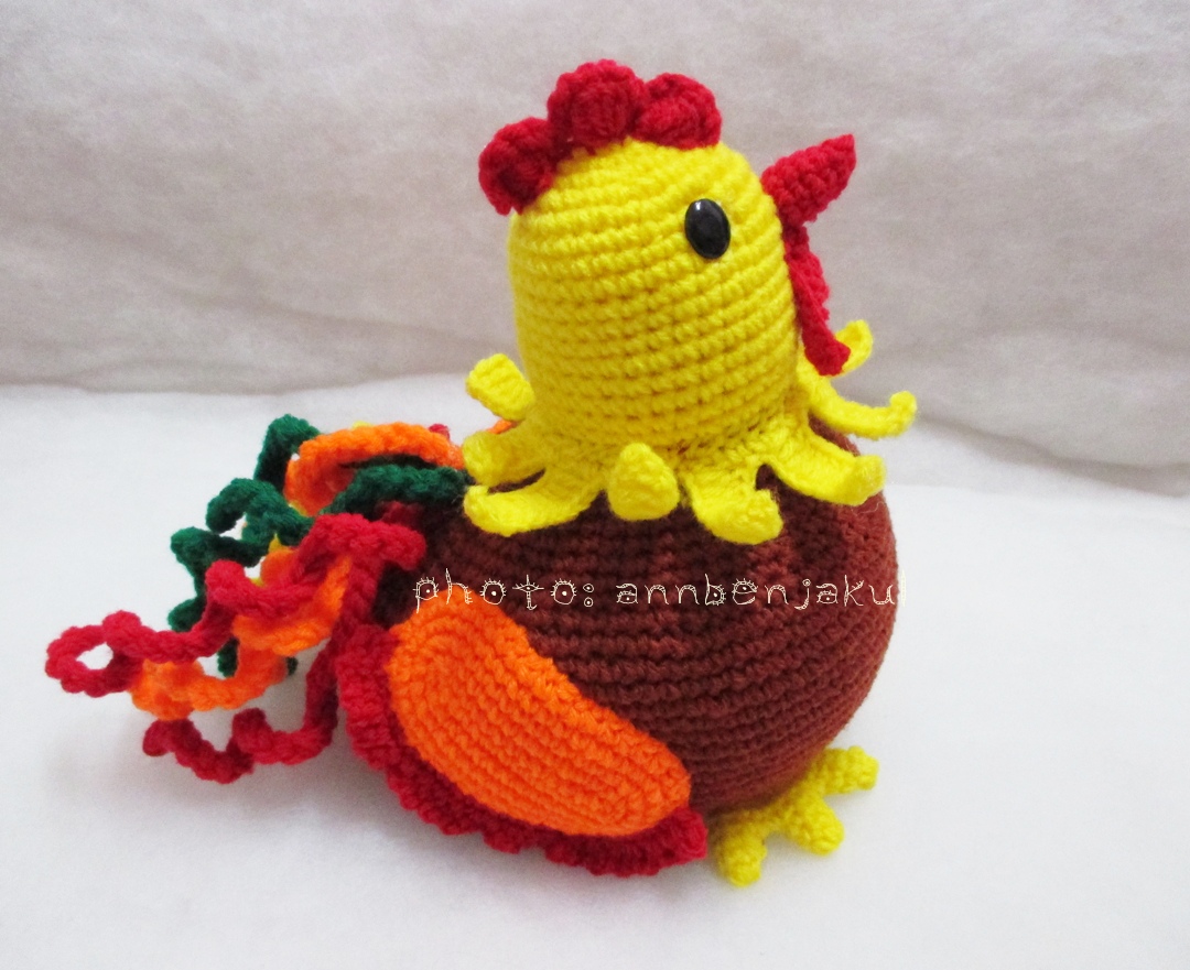 ไก่ส้มถัก