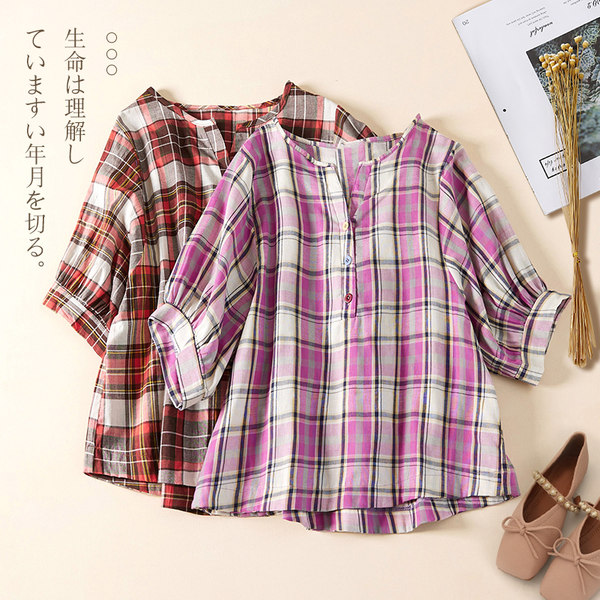 เสื้อลินิน แบบเสื้อสวยๆ เสื้อผ้าฝ้ายลินิน เสื้อเชิ้ตผ้าลินิน BY LININ