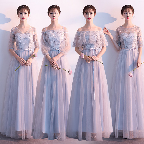 ชุดเพื่อนเจ้าสาวสีฟ้า ชุดเพื่อนเจ้าสาว ชุดไปงานแต่งงาน