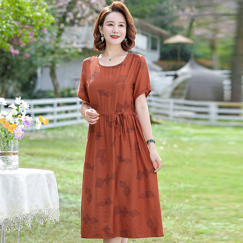เดรสวัยผู้ใหญ่40-60ปี เดรสคุณแม่ ชุดเดรสทำงานวัยผู้ใหญ่ แบรนด์ MAMA DRESS