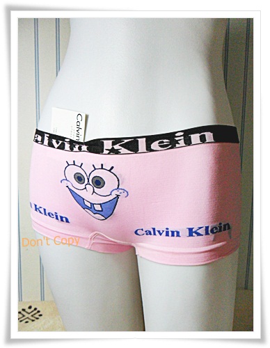 กางเกงในเนื้อนุ่ม ck สีชมพูหวาน ๆ A006
