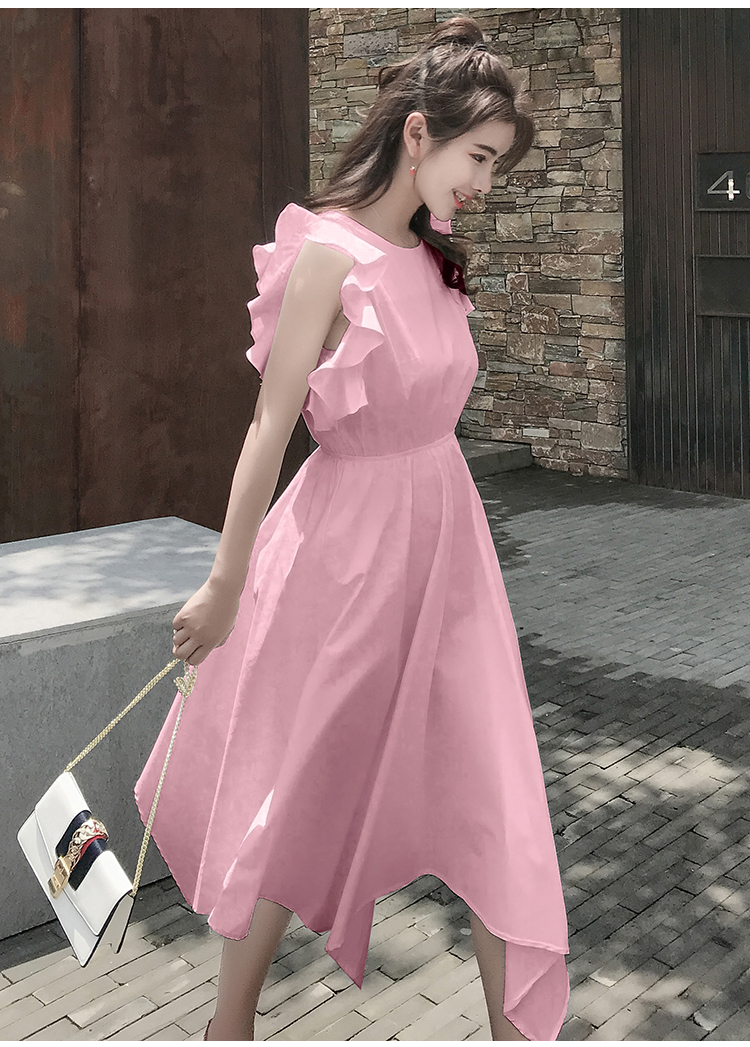 Dress4658 Maxi Dress เดรสยาวแขนระบายผูกโบว์หลัง เอวยางยืด ผ้าโพลีเกรดพรีเมียมเนื้อดีหนามีน้ำหนักทิ้งตัว งานสวยดีเทลดีงาม โทนสีพาสเทลสวยหวานละมุน ใส่เที่ยวใส่ชิลด์ ชุดเดียวเอาอยู่ มี 2 สี ฟ้า, ชมพู