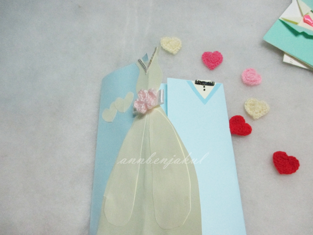 การ์ดแต่งงานโครเชต์