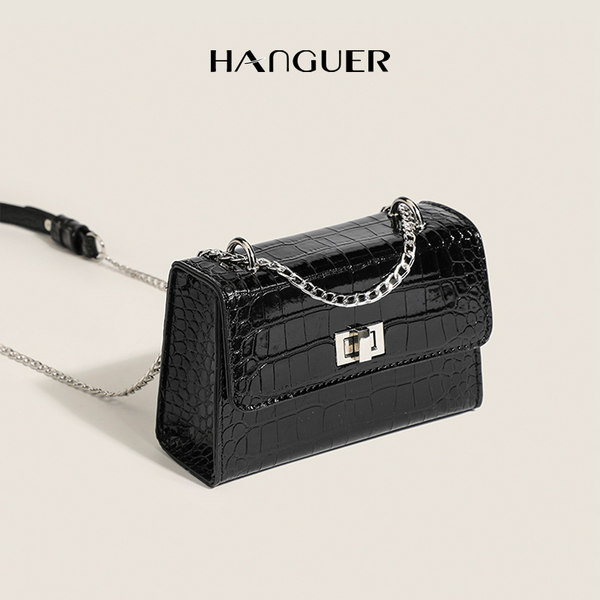 กระเป๋าสะพายข้างผู้หญิง กระเป๋าสะพายสไตล์เกาหลี By HANGUER&CK