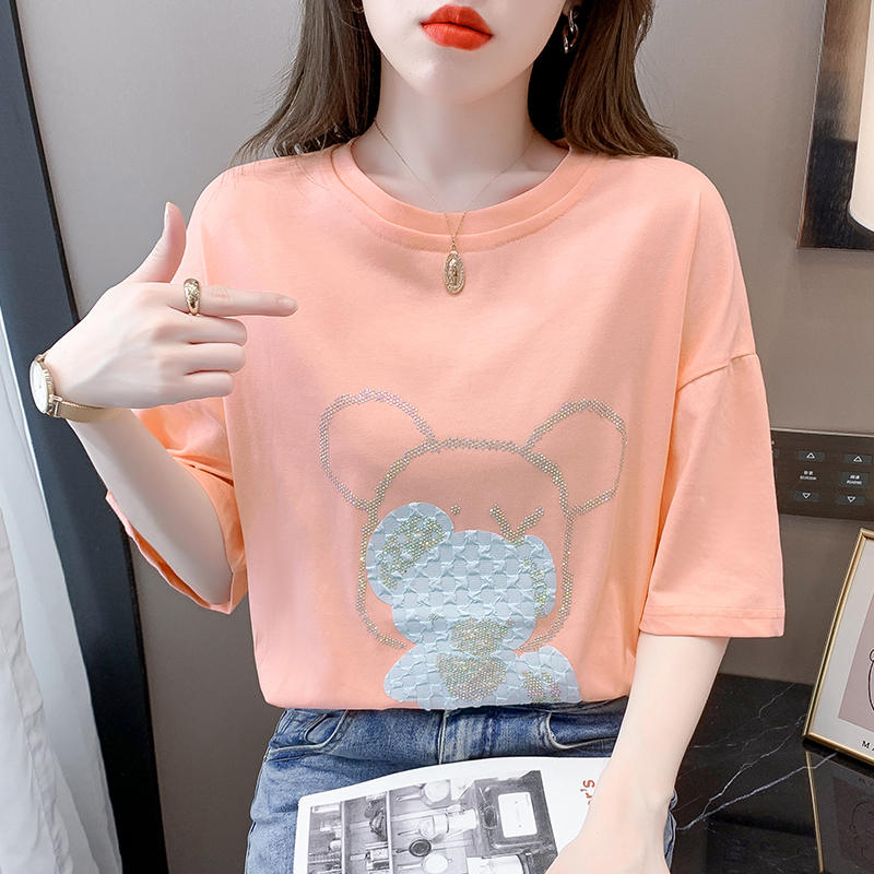 เสื้อยืดวัยรุ่นน่ารักๆ เสื้อวัยรุ่นแขนสั้น เสื้อผ้าวัยรุ่นเกาหลี แบรนด์ Wiyike