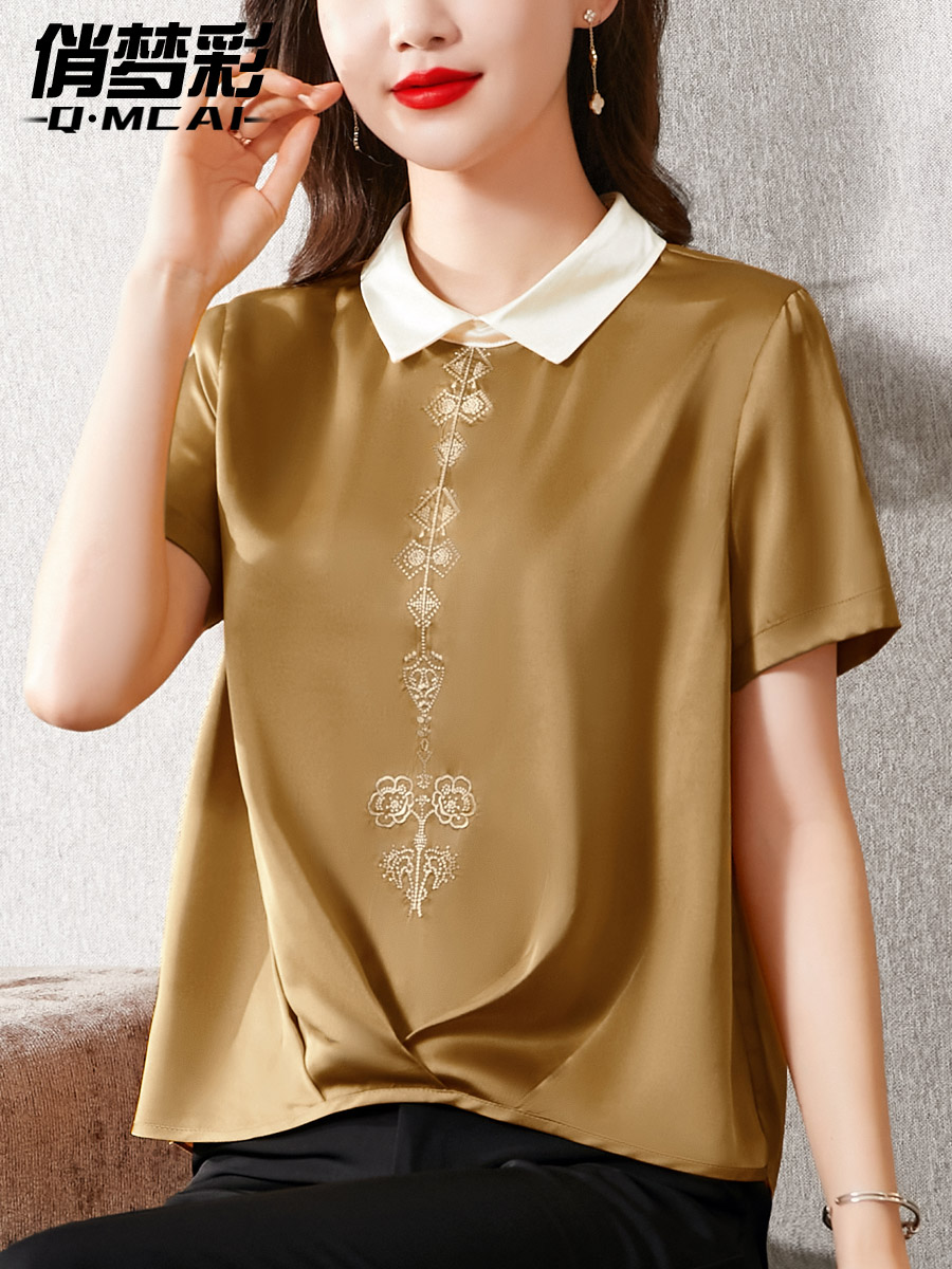 เสื้อชีฟอง เสื้อแฟชั่นสุภาพสตรีวัยผู้ใหญ่ มีไซต์ อก34นิ้ว-43นิ้ว