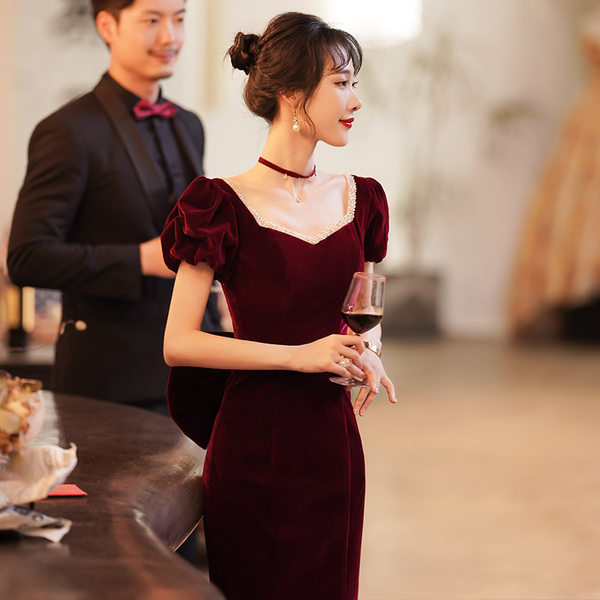 ชุดราตรี ชุดออกงาน ดีไซน์หรู แบรนด์ Angel